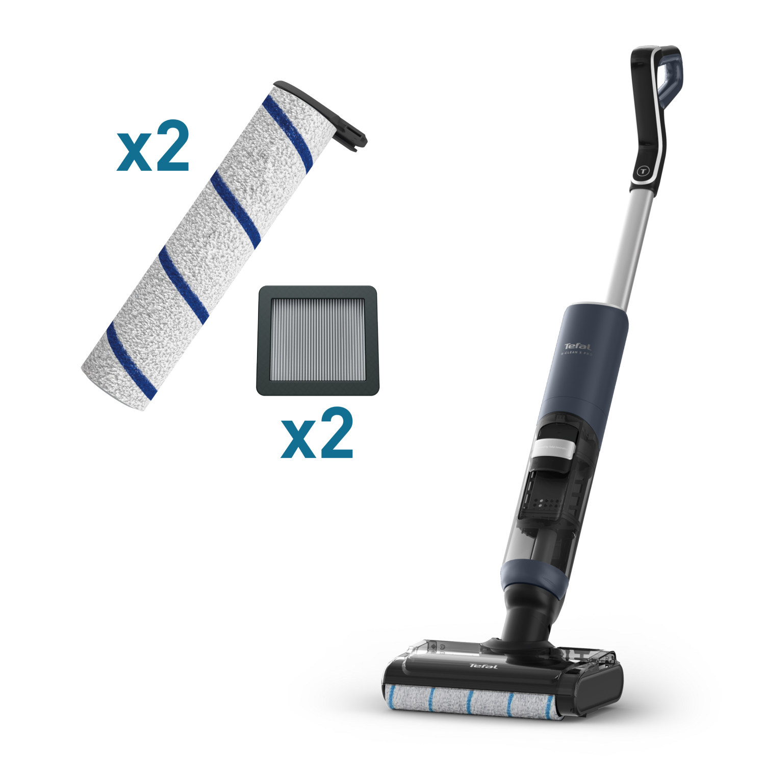 Моющий пылесос X-Clean 5 Pro GF5426F4 + Аксессуары Tefal ZR337A01