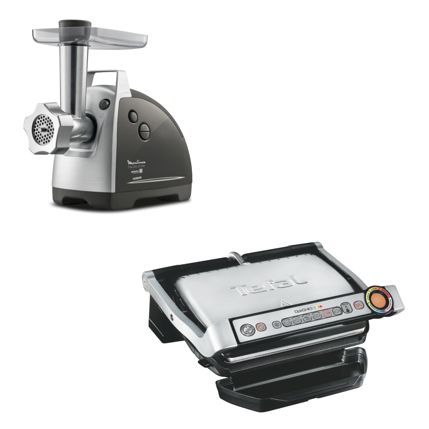 Мясорубка ME687832 + Электрогиль Tefal GC712D34