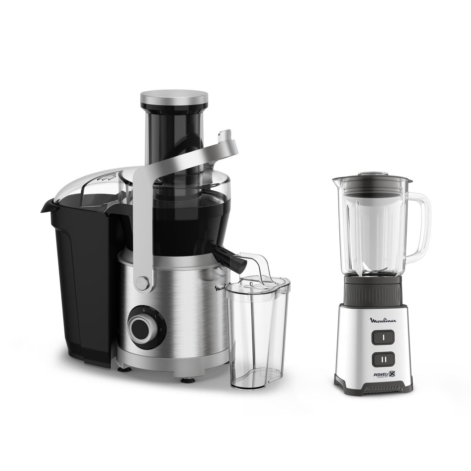 Соковыжималка Nutri XXL JU660D30 + блендер Moulinex Pulseo LM17GD10