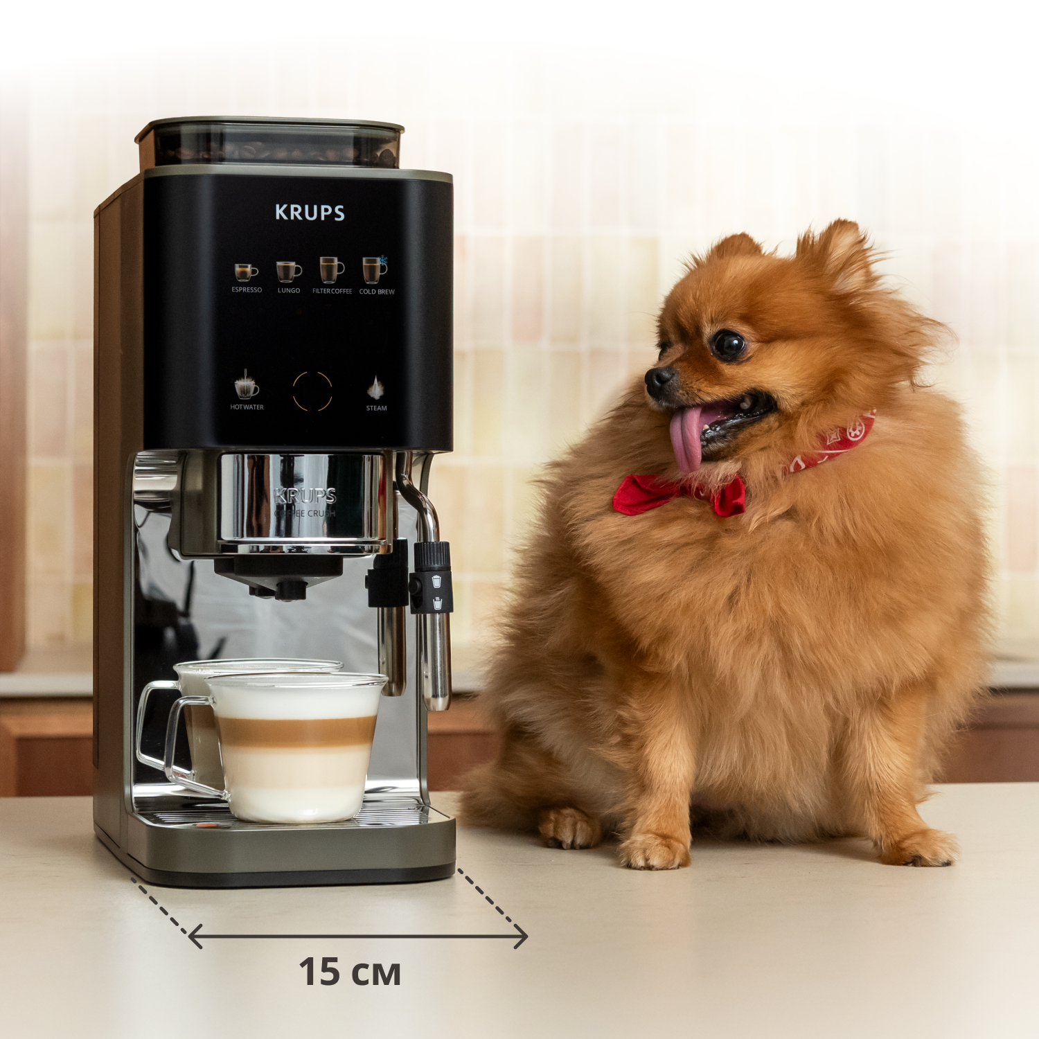 Кофемашина KRUPS Coffee Crush Experience SA403BE0
