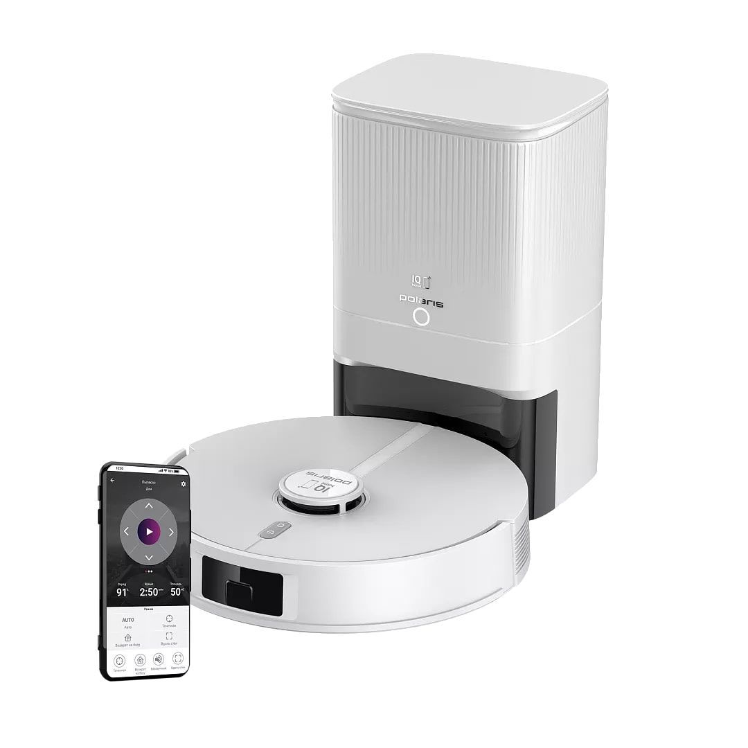 Робот-пылесос с пыленакопителем Polaris PVCRDC 5006 Wi-Fi IQ Home