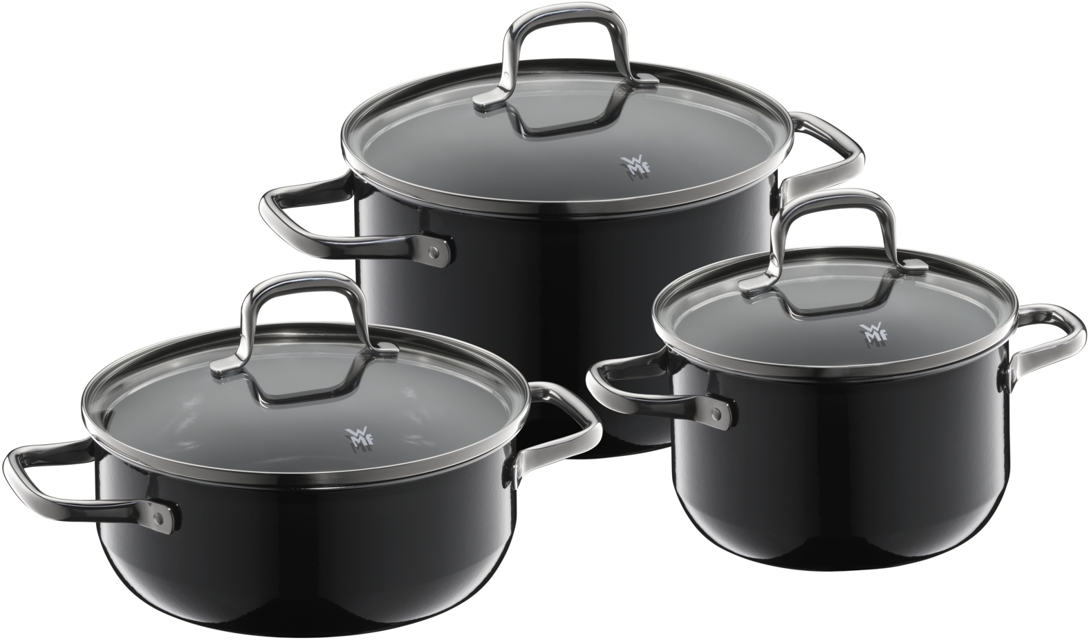 Набор посуды Fusiontec Essential Black, 3 предмета
