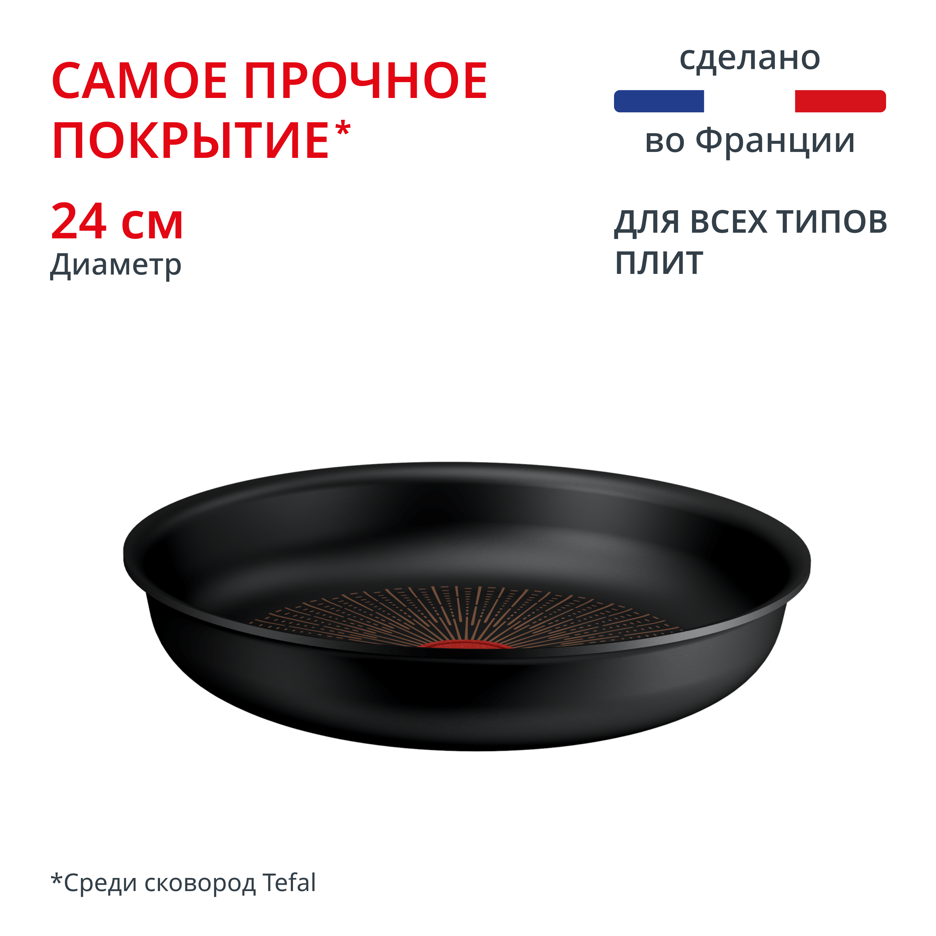 Индукционная сковорода Ingenio Excellence Fusion 24 см P0050453